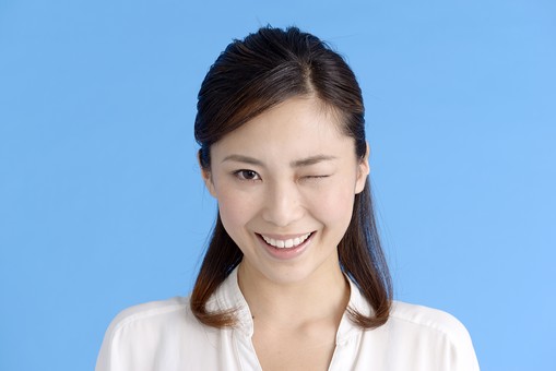 ウィンクの写真素材|写真素材なら「写真AC」無料(フリー