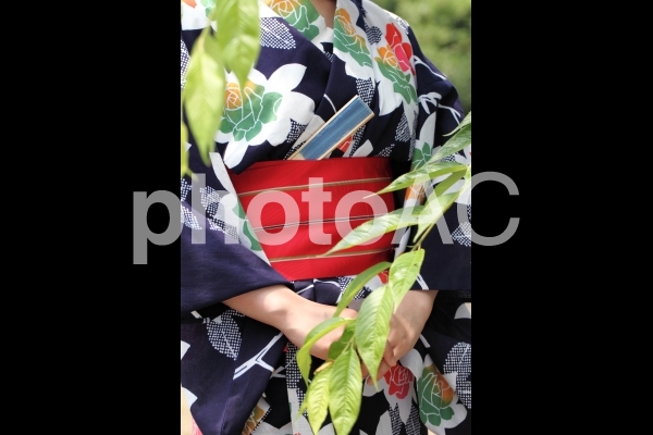 浴衣の女性 浴衣の女性の写真