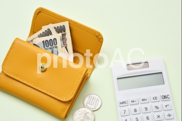 財布とお金 財布とお金の写真
