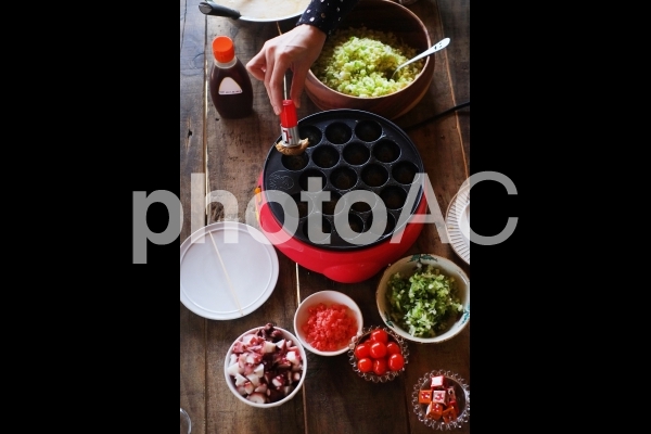 たこ焼き たこ焼きの写真