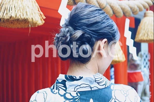 浴衣ヘア 浴衣ヘアの写真