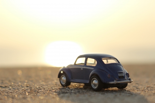 車でドライブの写真