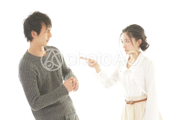 喧嘩中のカップル3 喧嘩中のカップル3の写真