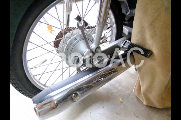 バイクの整備 バイクの整備の写真
