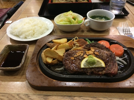 ステーキ 沖縄 空港 旅行 アメリカ サーロイン 食事 肉 牛 牛肉 ご飯 セット