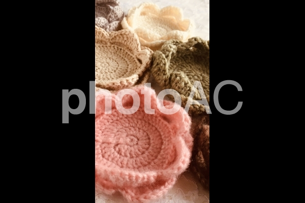 かぎ針編み作品 かぎ針編み作品の写真