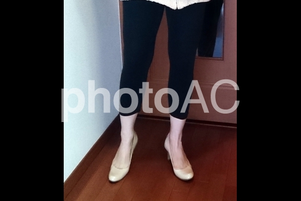 レギンススタイルの女性 レギンススタイルの女性の写真