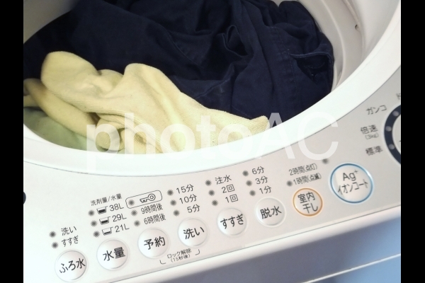 洗濯機 洗濯機の写真