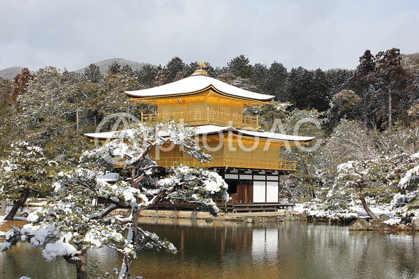 雪の金閣寺47 雪の金閣寺47の写真