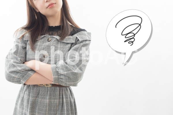 ストレス 悩み 女性のイメージ ストレス 悩み 女性のイメージの写真