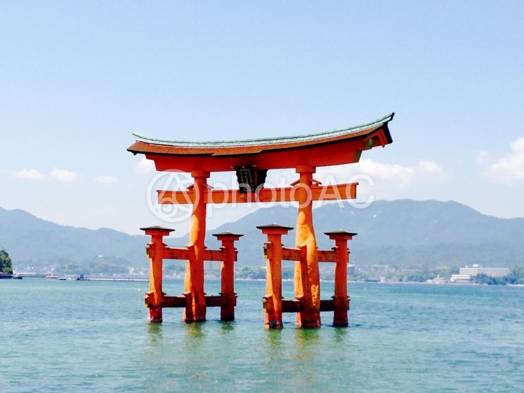 厳島神社の大鳥居 No 写真素材なら 写真ac 無料 フリー ダウンロードok