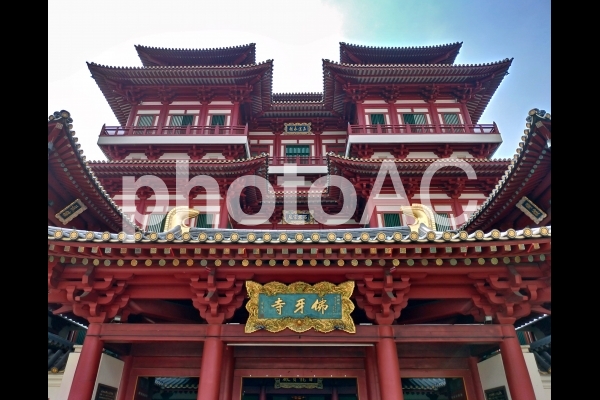 シンガポール チャイナタウン 新加坡佛牙寺龍牙院 シンガポール チャイナタウン 新加坡佛牙寺龍牙院の写真