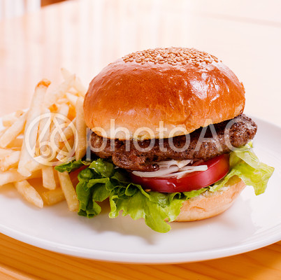ハンバーガーセット1 ハンバーガーセット1の写真