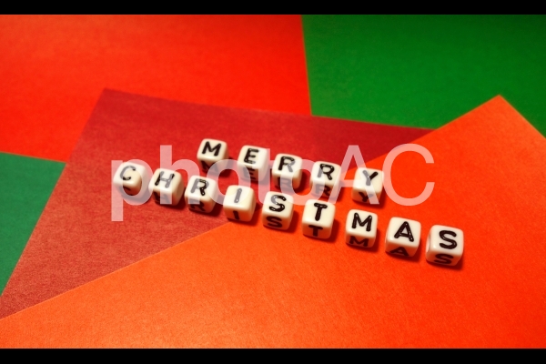 文字キューブ MERRY CHRISTMAS メリークリスマス 斜め 文字キューブ MERRY CHRISTMAS メリークリスマス 斜めの写真