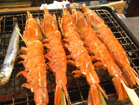 エビ手長海老串焼きのレシピ