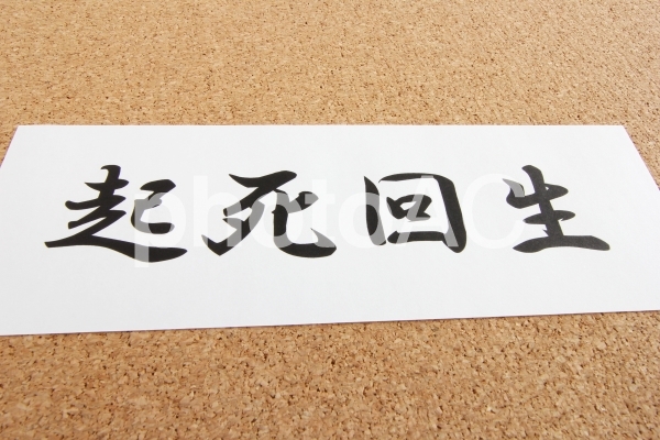 起死回生 四字熟語 起死回生 四字熟語の写真