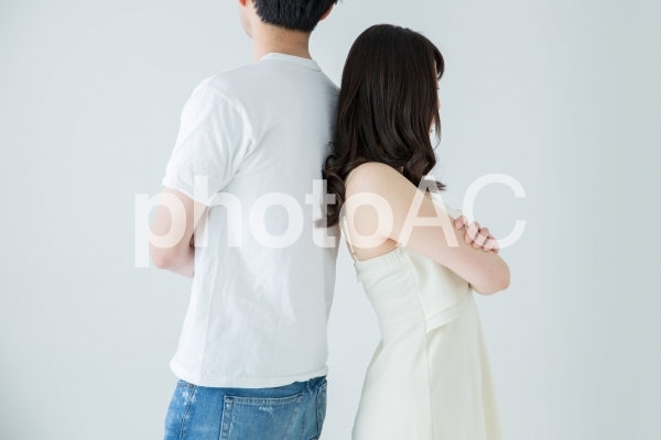 喧嘩する男女 喧嘩する男女の写真
