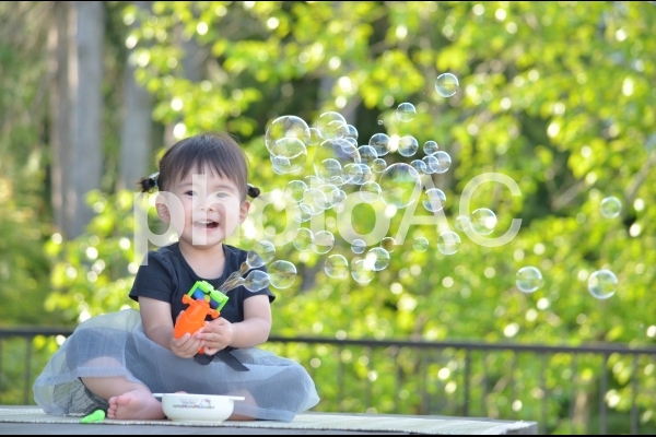 シャボン玉 シャボン玉の写真