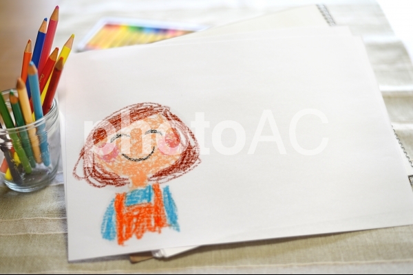 ママの似顔絵(母へ母よりメッセージ) ママの似顔絵(母へ母よりメッセージ)の写真