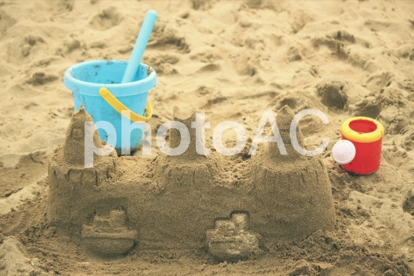 砂浜遊び 砂浜遊びの写真