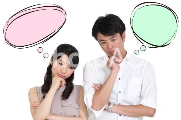 人物と吹き出し38 人物と吹き出し38の写真