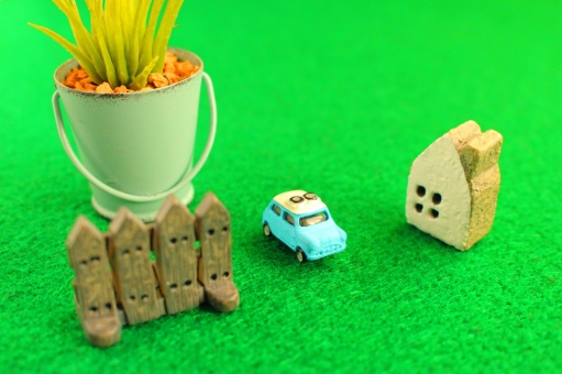 庭付きマイホームの写真