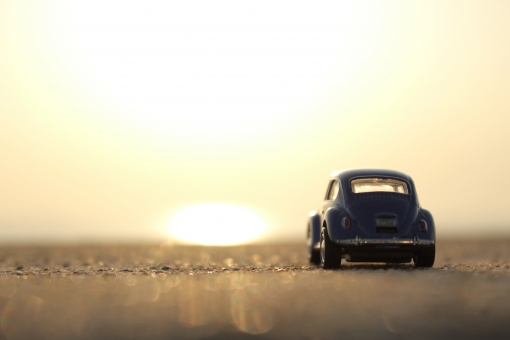 車でドライブの写真