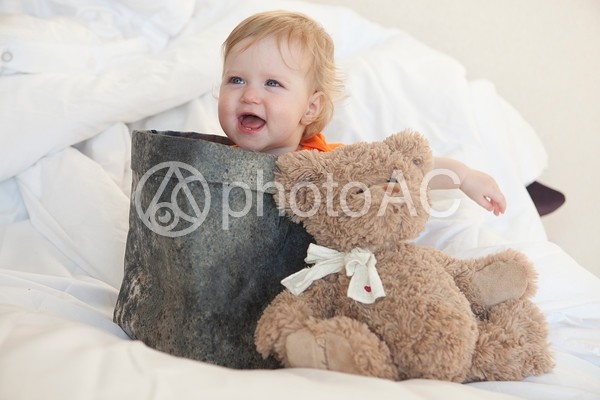 入れ物に入った赤ちゃん10 入れ物に入った赤ちゃん10の写真
