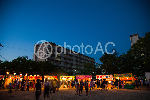 夏祭り 出店 夏祭り 出店の写真
