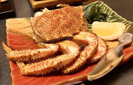 北海道の毛ガニ かに