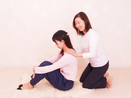 人物　母と娘 28の写真