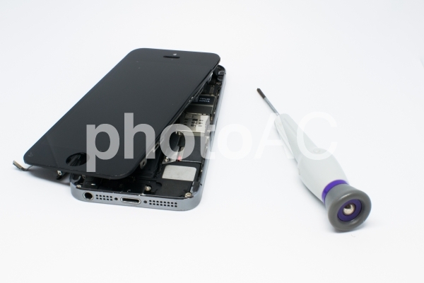 スマホの修理 No 9800 写真素材なら 写真ac 無料 フリー ダウンロードok