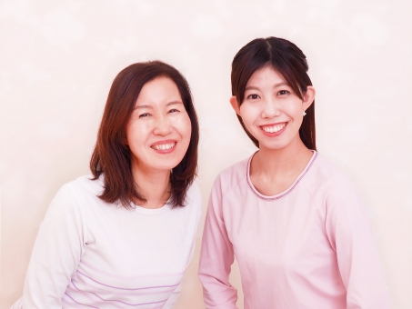 人物　母と娘 34の写真