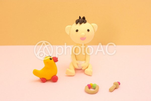 赤ちゃんとおもちゃ1 赤ちゃんとおもちゃ1の写真