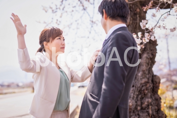 春の男女 春の男女の写真