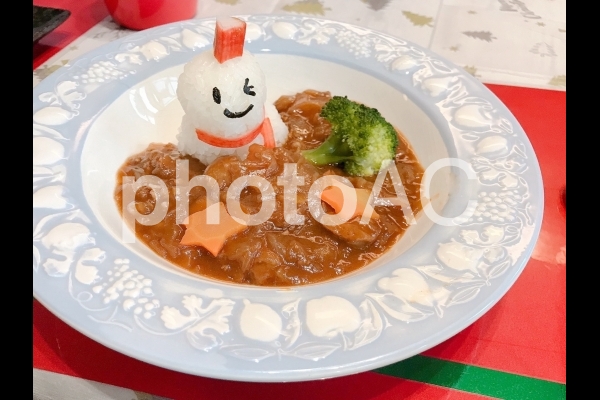 クリスマス 子供用ランチ クリスマス 子供用ランチの写真