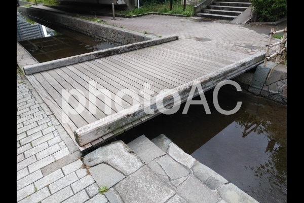 川沿いの道 川沿いの道の写真