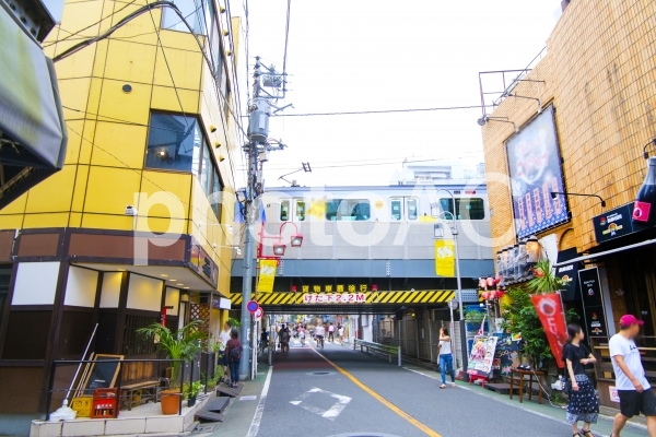 自由が丘の街並み 自由が丘の街並みの写真