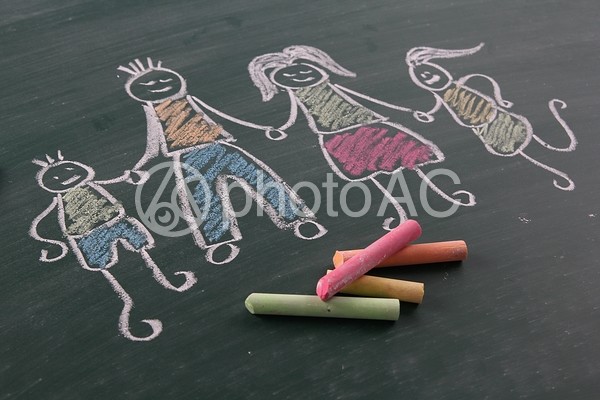 チョークで描かれた絵42 チョークで描かれた絵42の写真