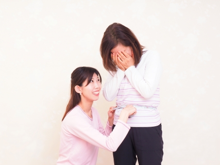 人物　母と娘 30の写真