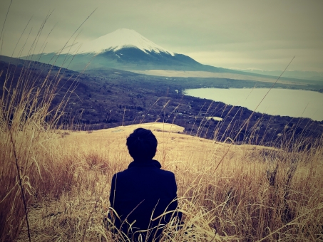 富士山と瞑想（マインドフルネス）#2の写真
