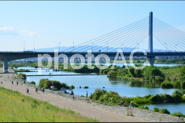 淀川河川敷1 淀川河川敷1の写真