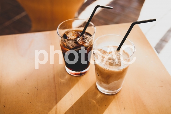カフェでのひと時 カフェでのひと時の写真