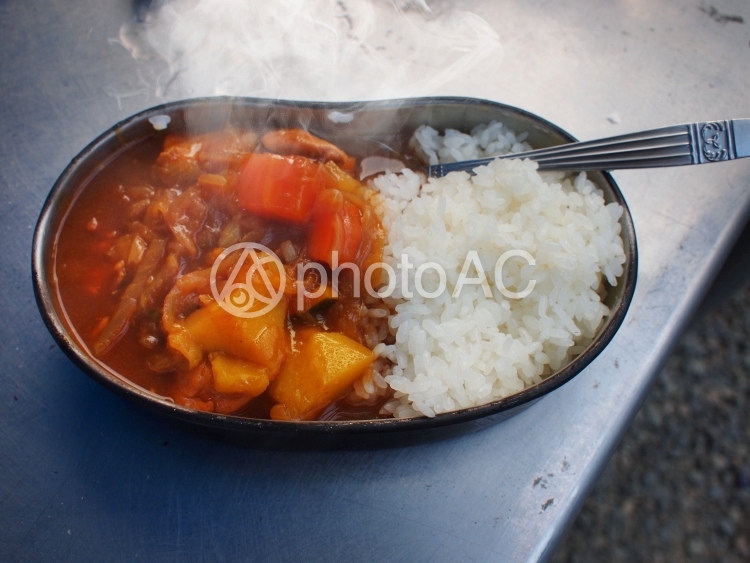 飯盒炊爨のカレーライス No 写真素材なら 写真ac 無料 フリー ダウンロードok