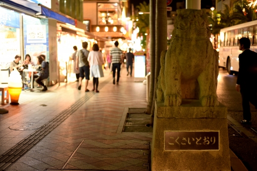 夜の国際通り お土産 沖縄 那覇 国際通り 夜 琉球 シーサー 観光地 観光スポット おみやげ 旅行 旅 南国 県庁前 牧志市場 牧志 夜ご飯 夕飯 飲み 泡盛