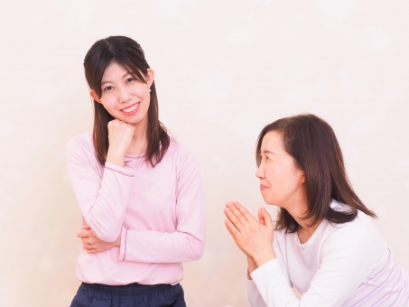 人物　母と娘 31の写真