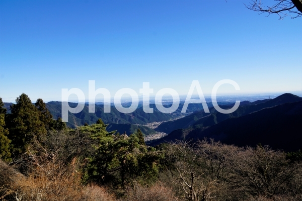 御岳山よりの展望 御岳山よりの展望の写真