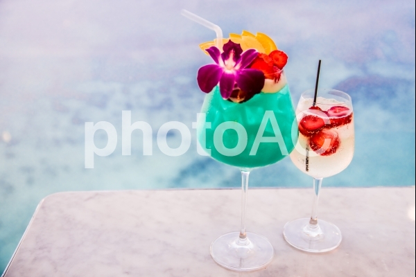 【グアム】ビーチリゾートのイメージ・カクテル 【グアム】ビーチリゾートのイメージ・カクテルの写真
